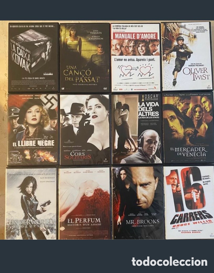 Cinema: Lote 12 Pel&iacute;culas DVD en catal&aacute;n