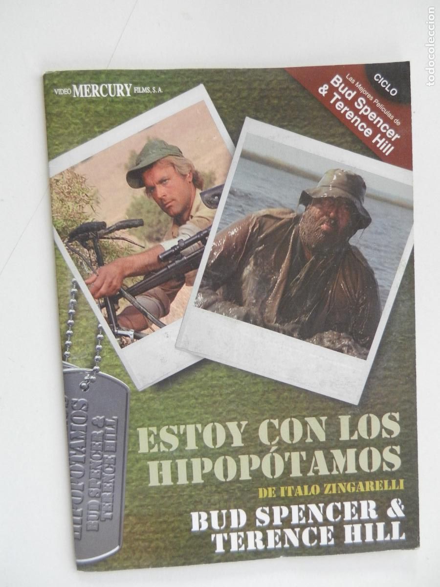 Cine: BUD SPENCER &TERENCE HIL - ESTOY CON LOS HIPOPOTAMOS - DVD BUEN ESTADO VER FOTOS