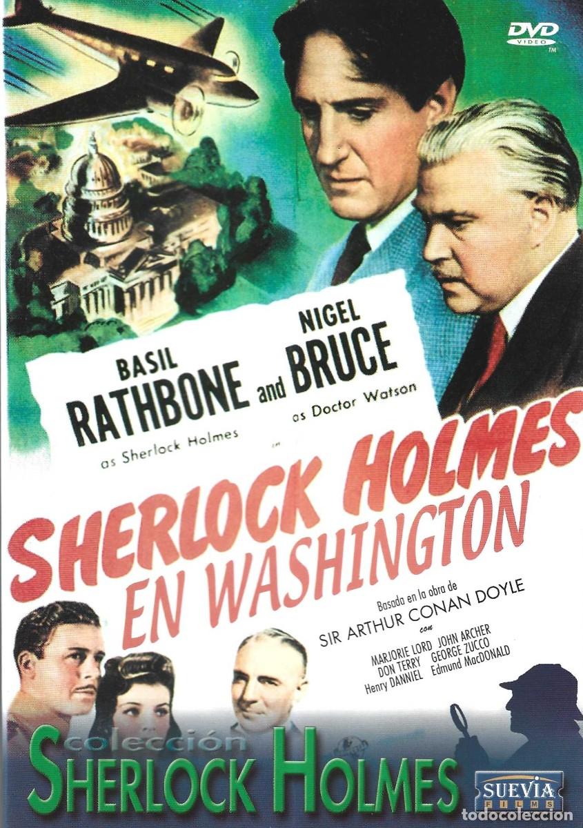 Cine: SHERLOCK HOLMES EN WASHINGTON BASIL RATHBONE - Foto 1