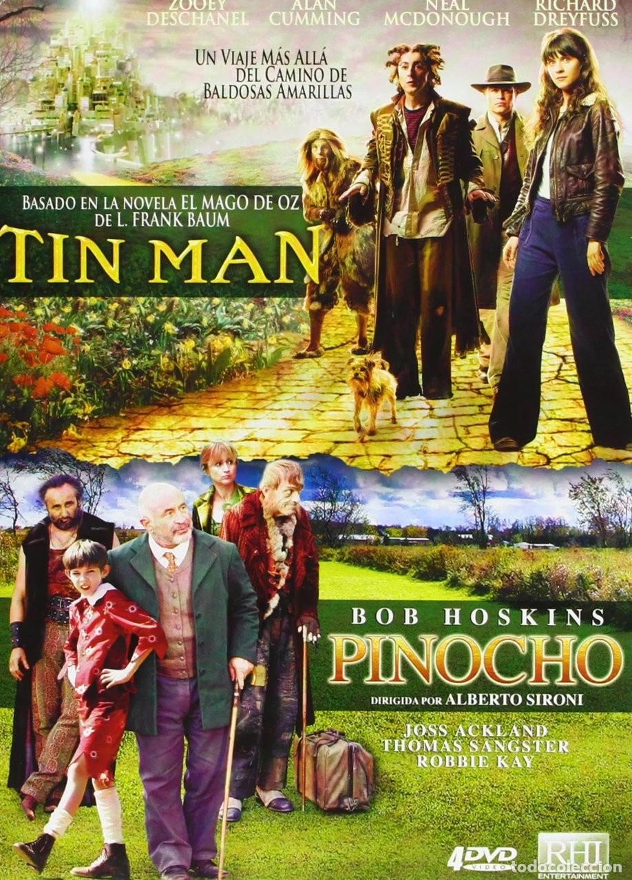 Cine: Tin Man + Pinocho [DVD] (2007,2008) Tin Man + Pinocchio
