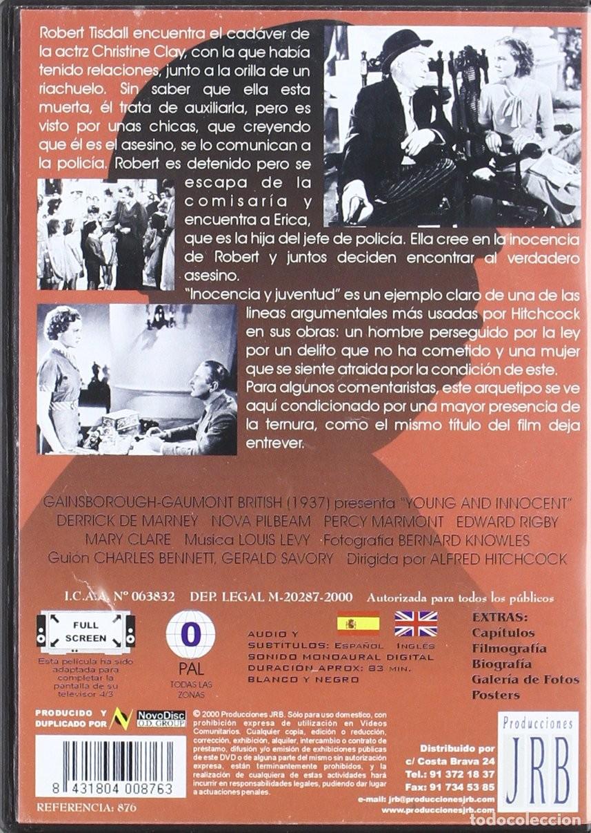 Cine: Inocencia Y Juventud [DVD] Young and Inocent