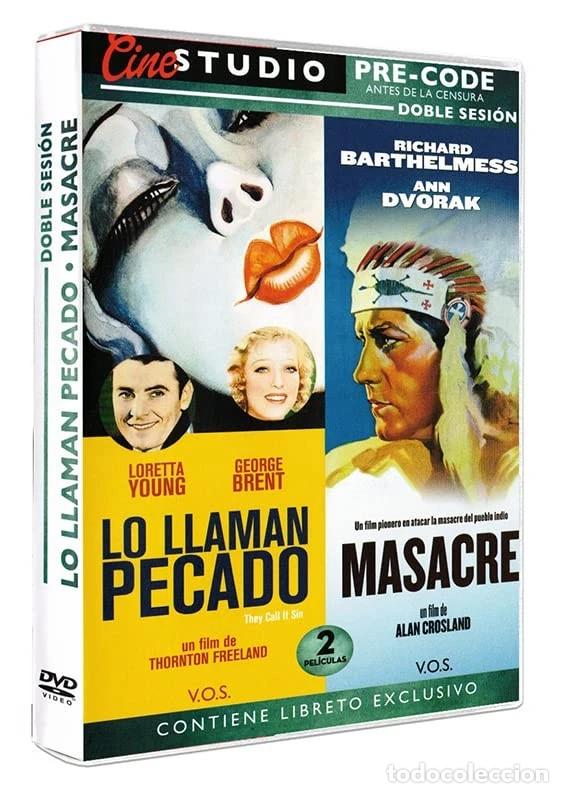 Cinema: Doble Sesi&oacute;n Precode: Lo Llaman Pecado + Masacre - DVD [DVD]