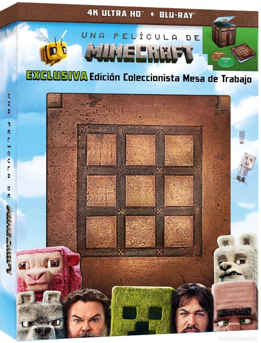 Cinema: Una Pel&iacute;cula De Minecraft (Edici&oacute;n especial Met&aacute;lica Cubo) [4K UHD, Blu-ray] (2025) A Minecraft Movi