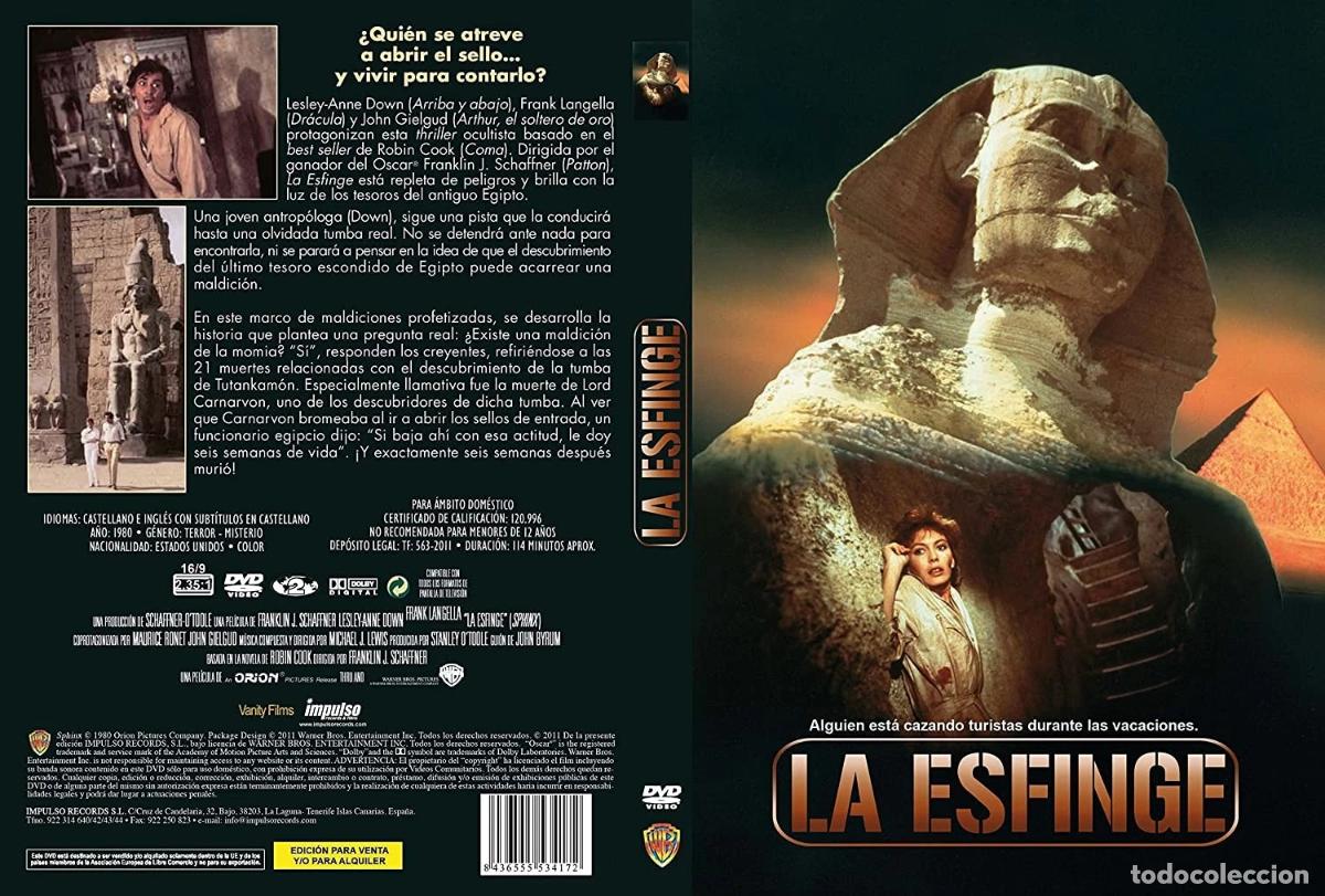 Cine: La Esfinge DVDr 1981 Sphinx - Foto 2