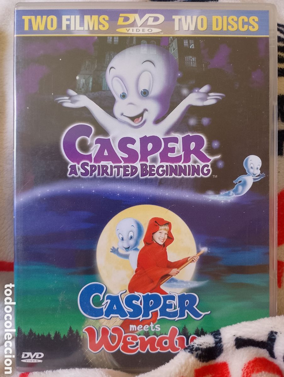 Cine: Casper y la M&aacute;gica Wendy CASTELLANO Casper la primera Aventura CASTELLANO Casper DVD Casper Pel&iacute;cula