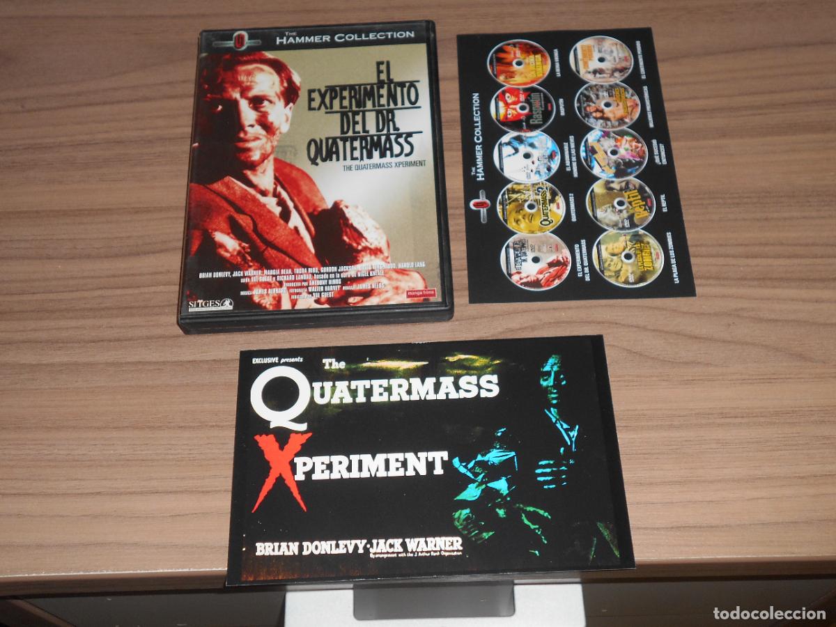 Cine: EL EXPERIMENTO DEL Dr. QUATERMASS DVD + POSTAL Seleccion de Escenas HAMMER Como NUEVA