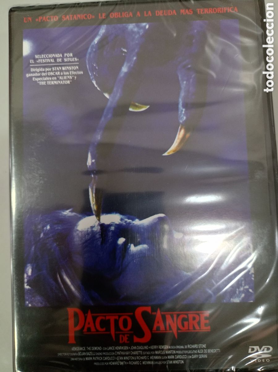 Cine: DVD Pacto de sangre -