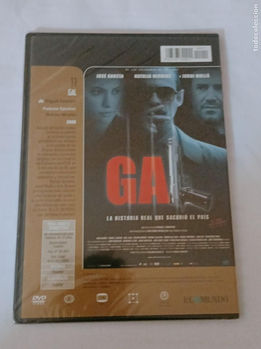 Cine: PEL&Iacute;CULA DVD. GAL. (LA HISTORIA DE LOS GRUPOS ANTITERRORISTAS) NUEVA ENCELOFANADA.