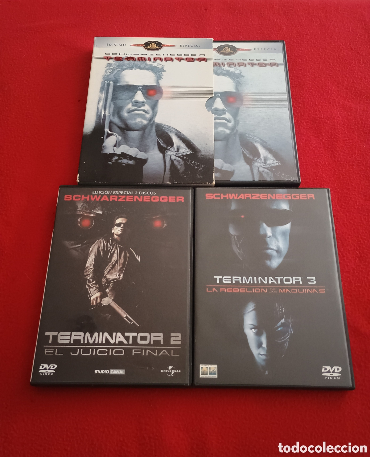 Cine: Dvd trilog&iacute;a Terminator (6 discos) - james Cameron Arnold Schwarzenegger linda Hamilton