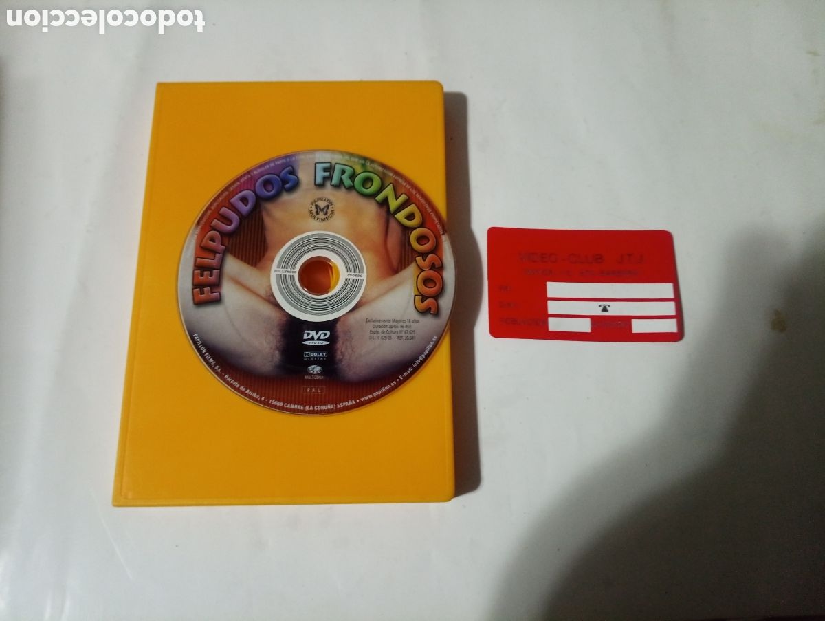 Cine: Dvd x felpudos frondosos sin car&aacute;tula