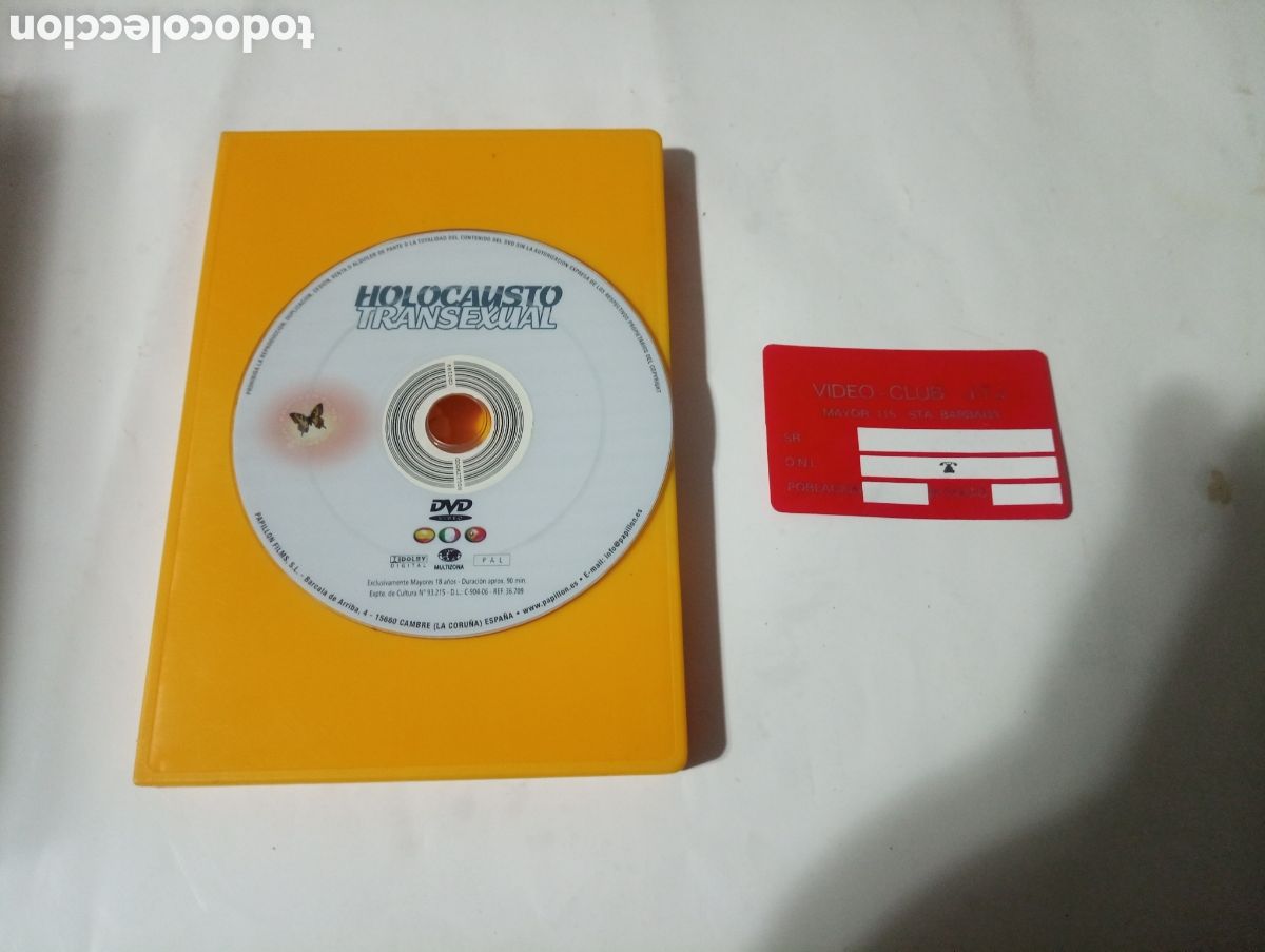 Cine: Dvd x holocausto transexual