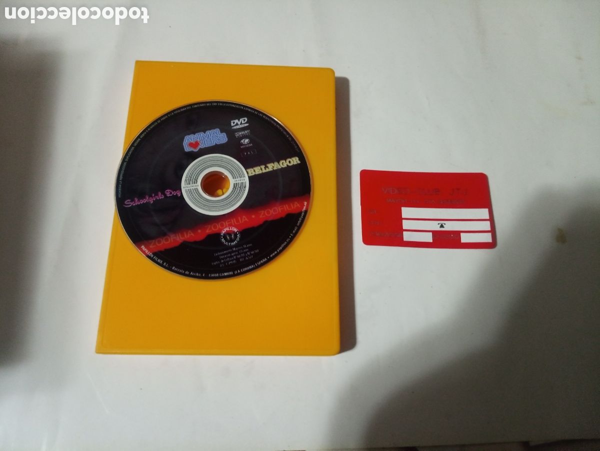 Cine: Dvd x animal lovers zoofilia sin car&aacute;tula