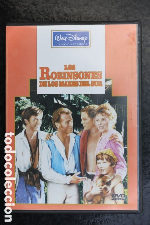 Cine: DVD. LOS ROBINSONES DE LOS MARES DEL SUR. Walt Disney Colecci&oacute;n Estudios.