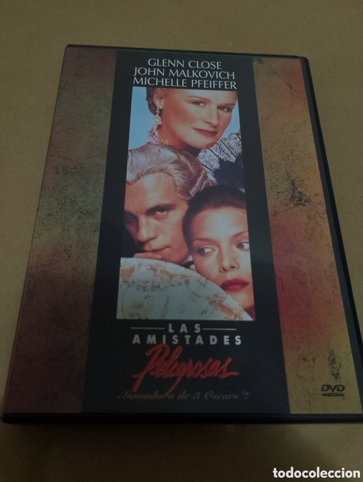 Cin&eacute;ma: Dvd. Las amistades peligrosas. Con Michelle Pffeifer, Glenn Close y John Malkovich.