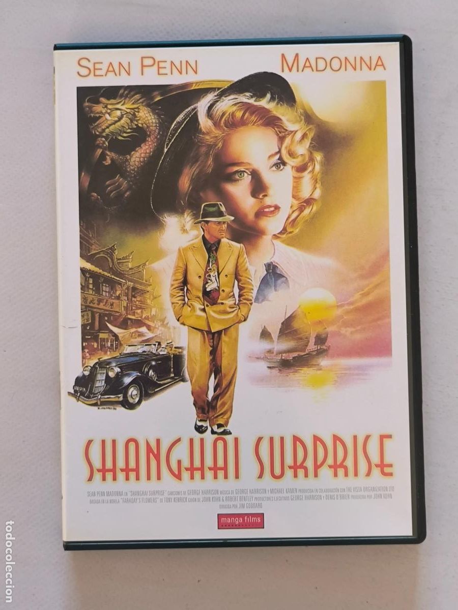 Cine: DVD SHANGHAI SURPRISE - SEAN PENN, MADONNA (223w)