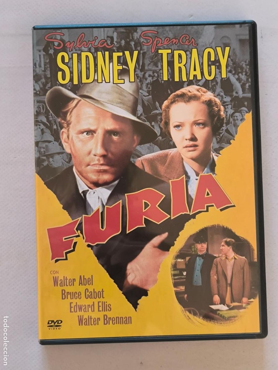 Cine: DVD FURIA - SYLVIA SIDNEY, SPENCER TRACY (223w)