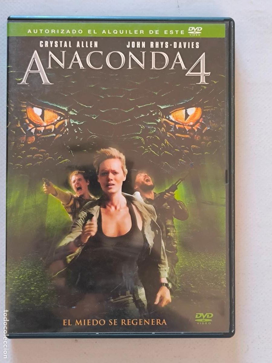 Cine: DVD ANACONDA 4 - EDICION DE ALQUILER (225)