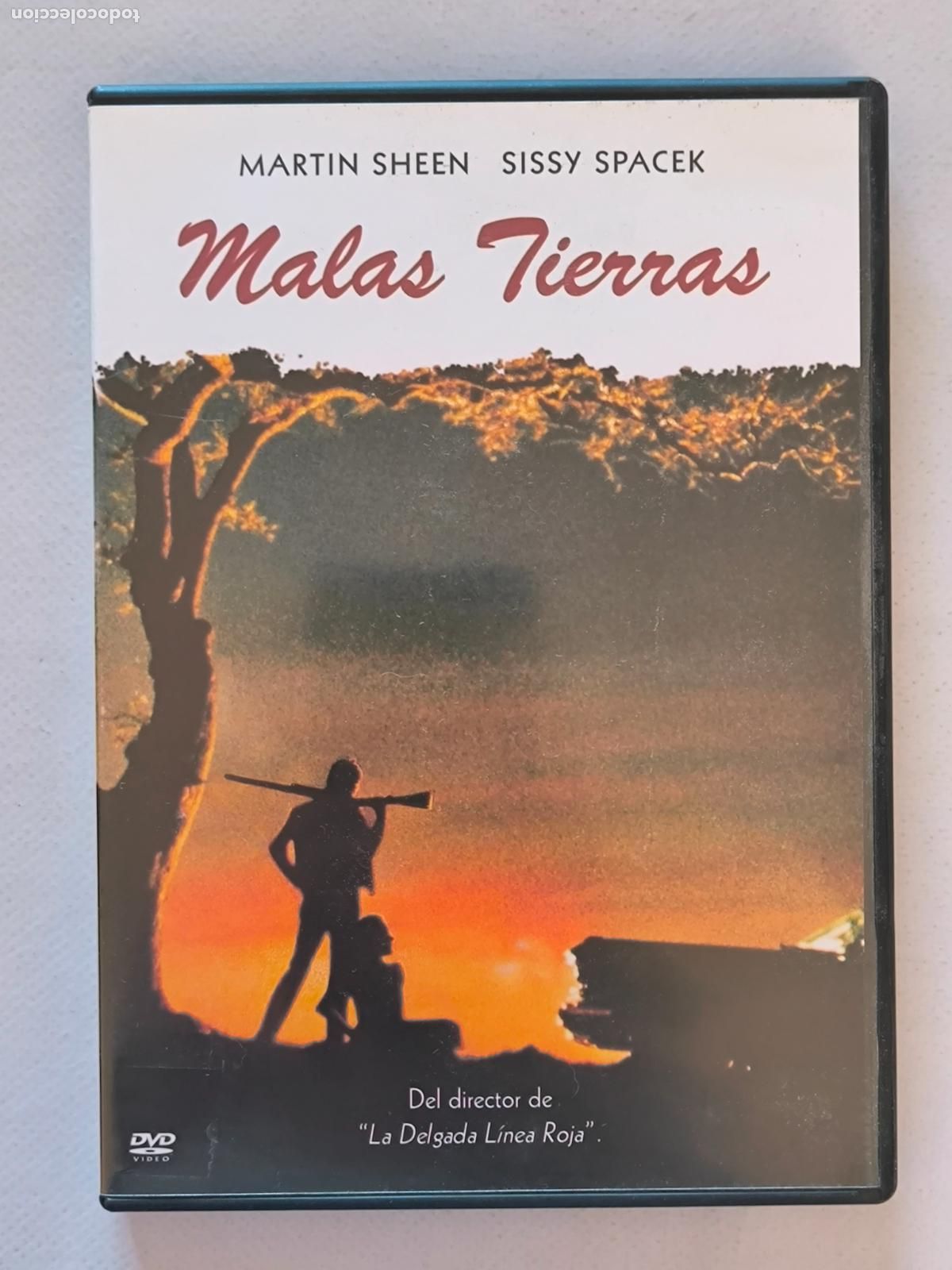 Cine: DVD MALAS TIERRAS - MARTIN SHEEN, SISSY SPACEK (227w)