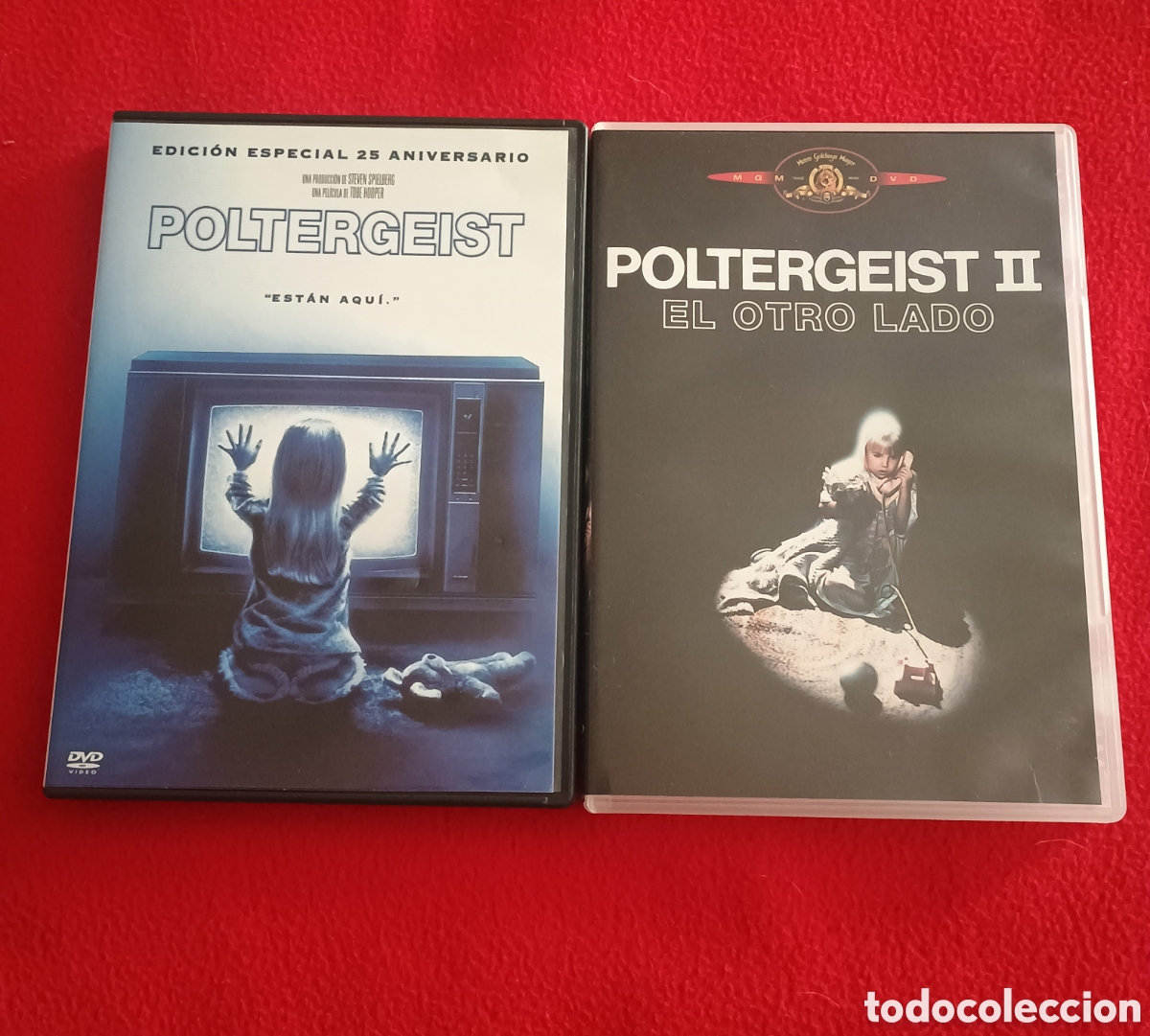Cine: Dvd poltergeist 1 y 2 - tobe hopper Steven spielberg