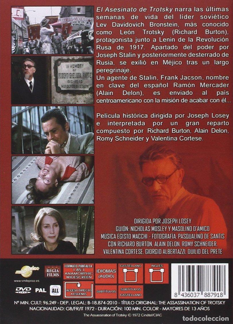 Cine: EL ASESINATO DE TROTSKY - DVD - NUEVO - Foto 2