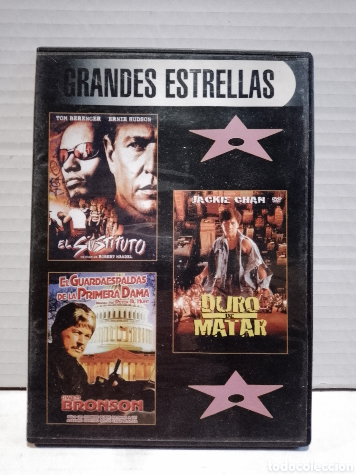 Cine: EL SUSTITUTO/ EL GUARDAESPALDAS DE LA PRIMERA DAMA/ DURO DE MATAR - DVD