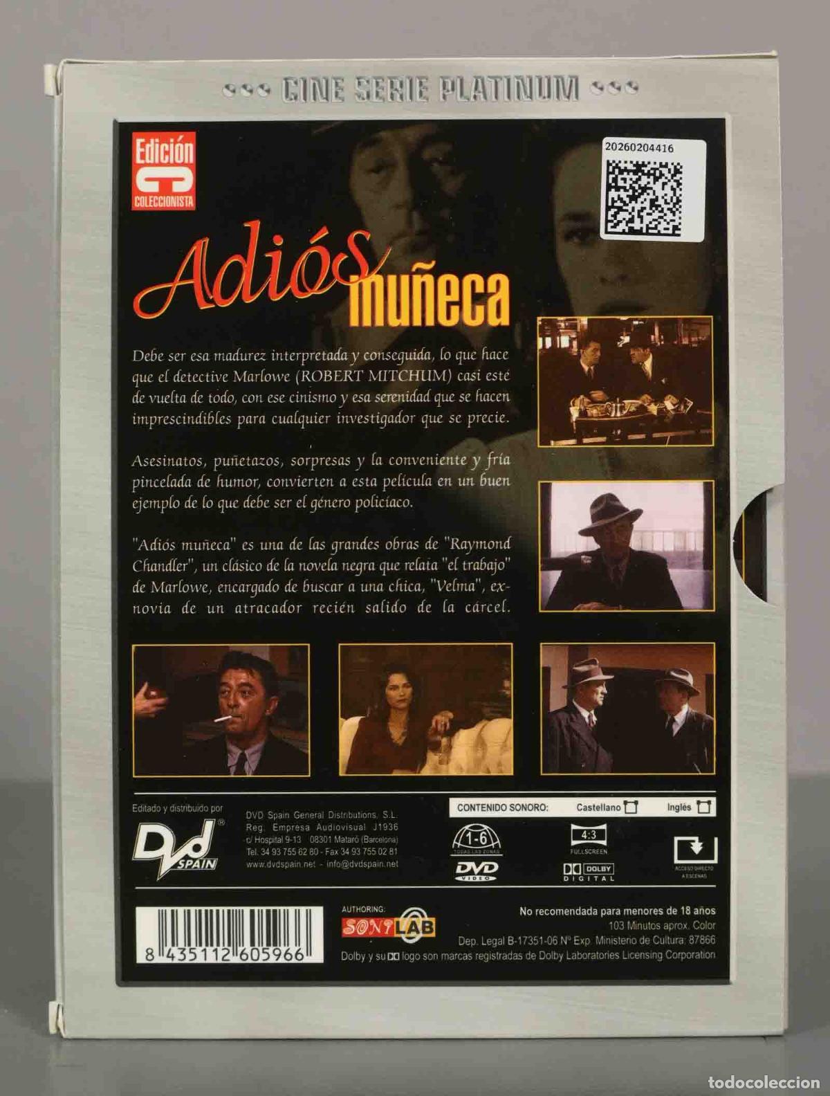 Cine: DVD. Adios mu&ntilde;eca. ROBERT MITCHUM. - Foto 2