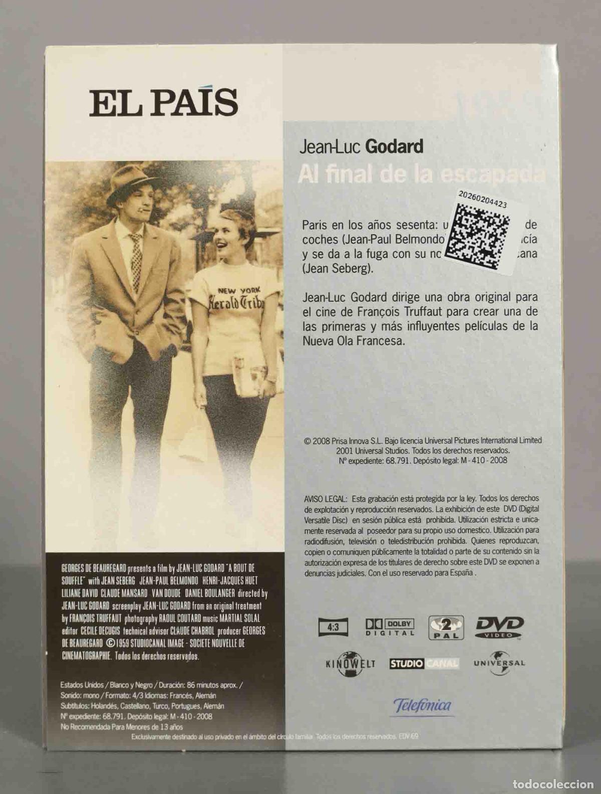 Cine: DVD. Al final de la escapada. - Foto 2