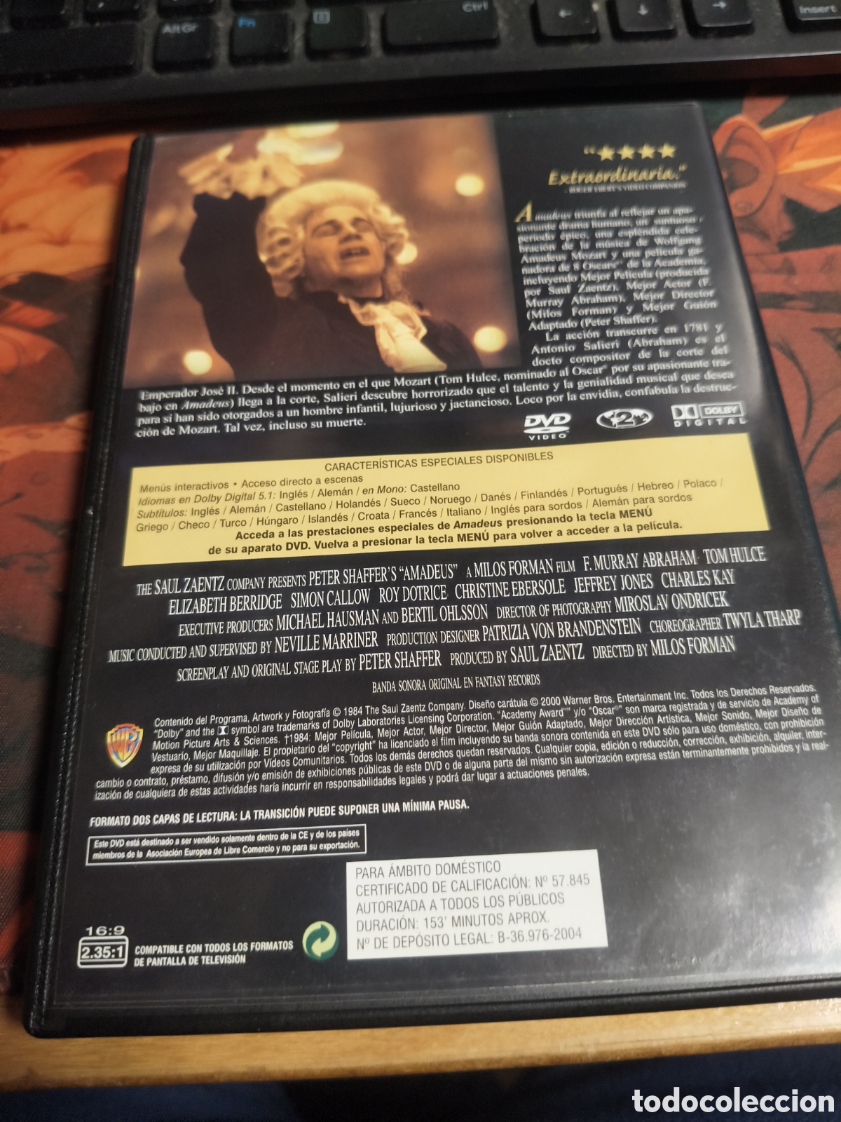 Cine: Amadeus DVD ---- 155 - Foto 2