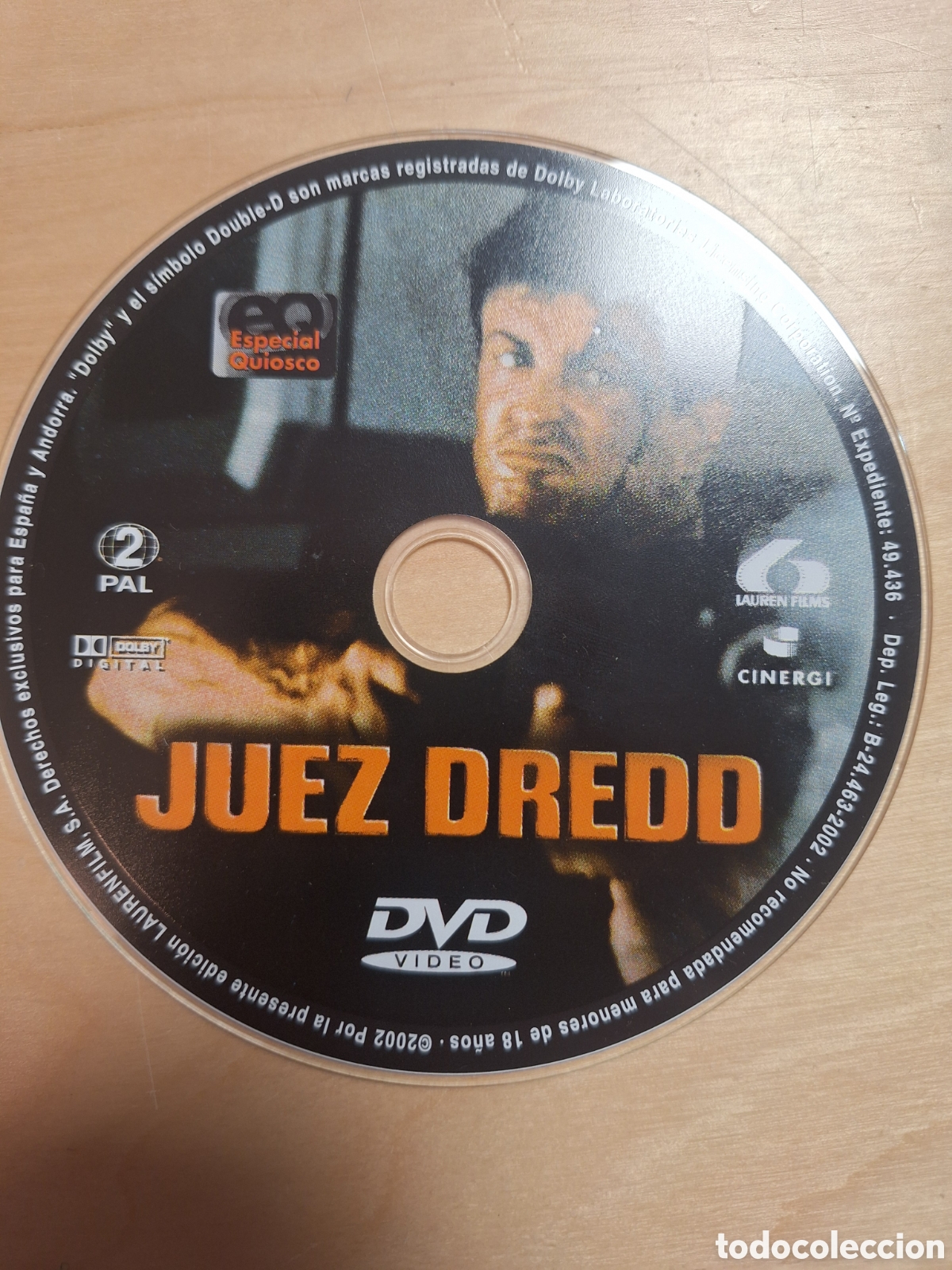 Cine: SD1291 juez dredd SOLO DISCO - Foto 1