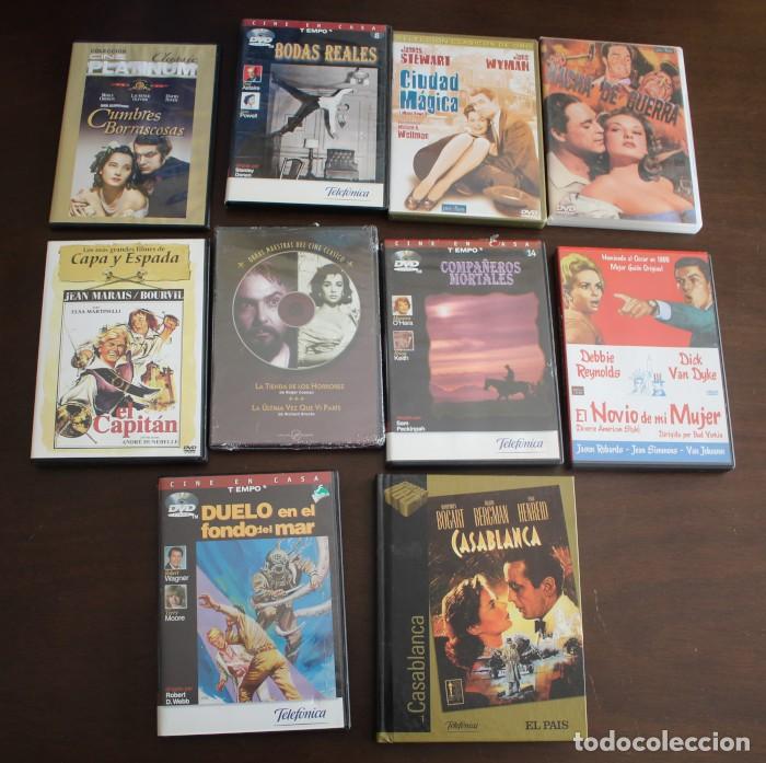 Cine: LOTE 10 PELICULAS DVD CINE CLASICO. CASABLANCA CUMBRES BORRASCOSAS LA TIENDA DE LOS HORRORES&hellip;
