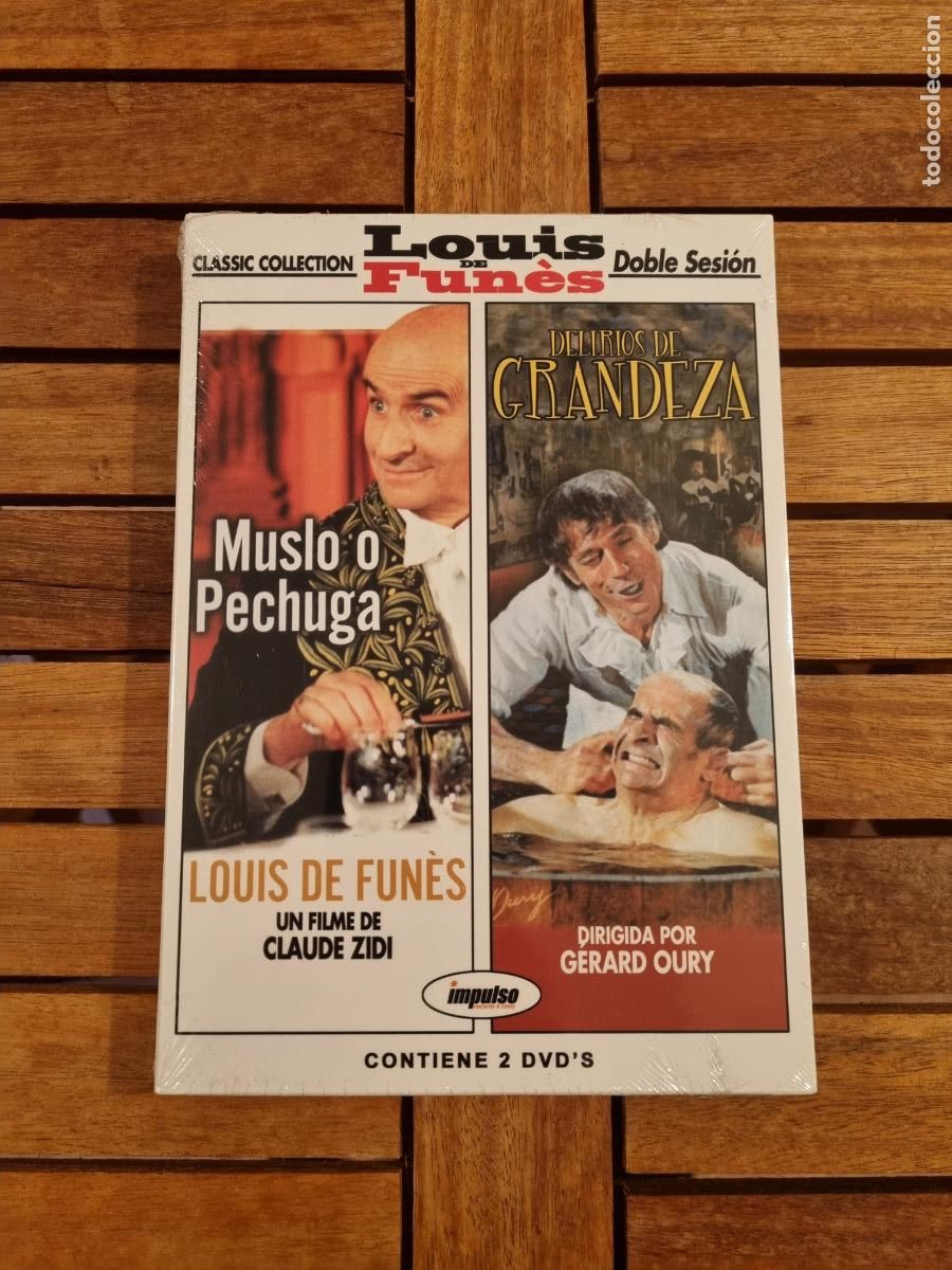 Kino: Muslo o pechuga + Delirios de grandeza - DVD nuevo - Louis de Fun&egrave;s