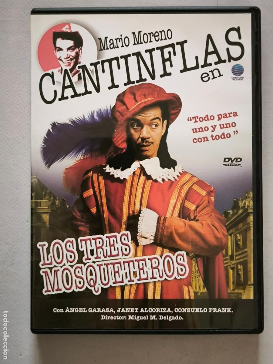 Cine: DVD LOS TRES MOSQUETEROS - CANTINFLAS (228)