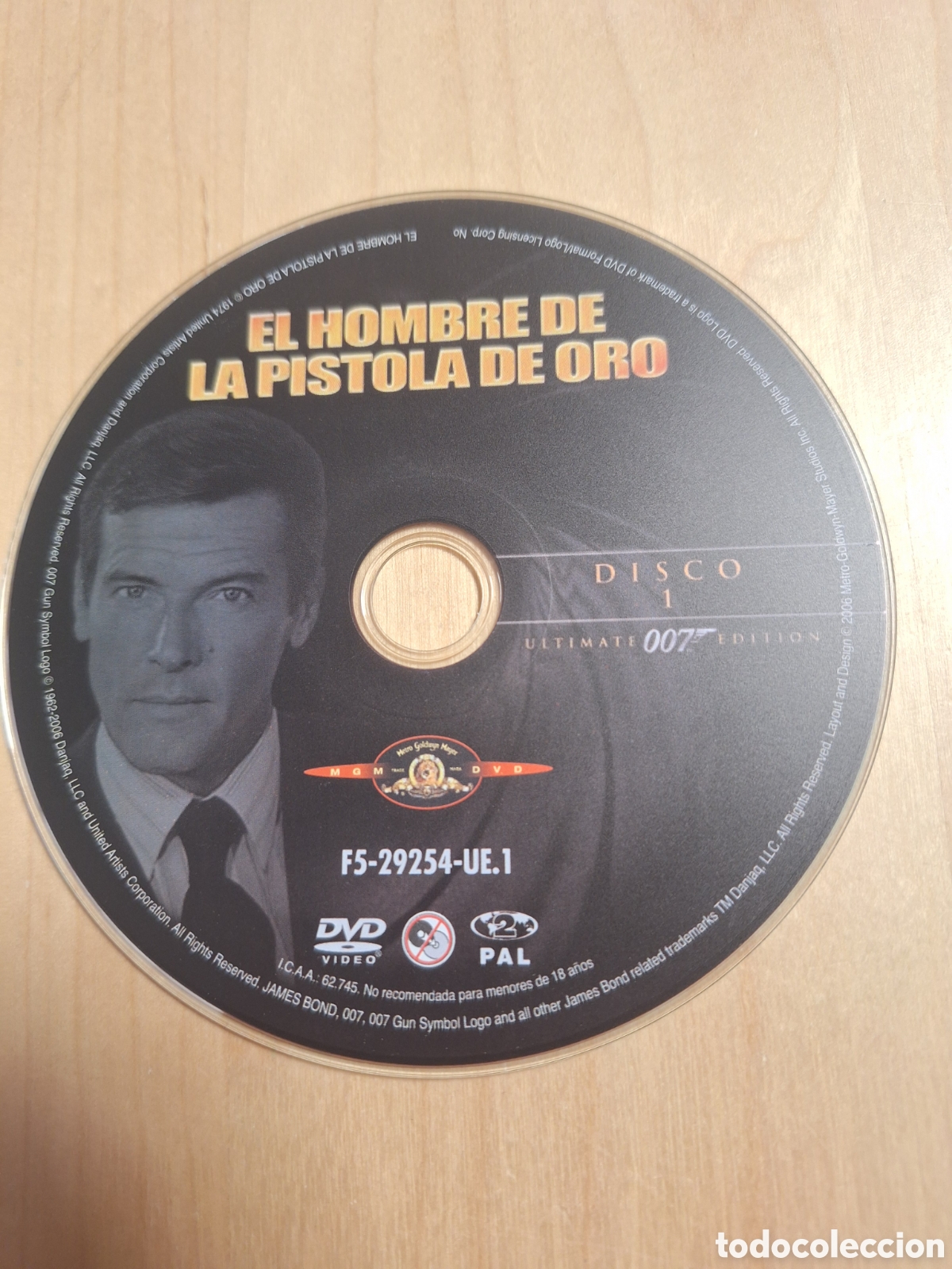 Cine: SD1526 007 el hombre de la pistola de oro SOLO DISCO
