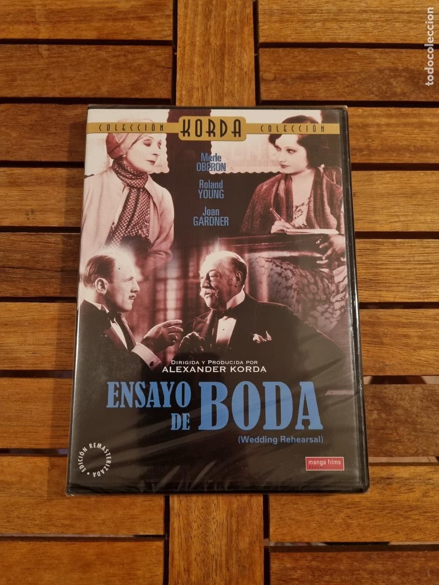 Cine: Ensayo de boda - DVD nuevo - Wedding Rehearsal