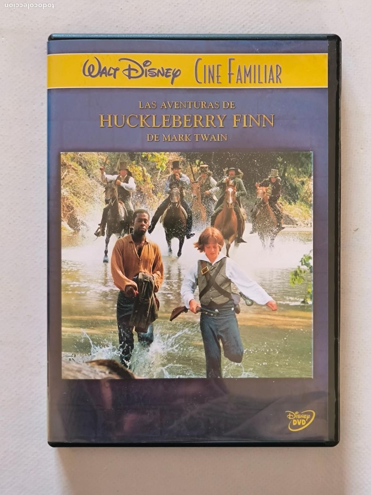 Cine: DVD LAS AVENTURAS DE HUCKLEBERRY FINN - WALT DISNEY (233)