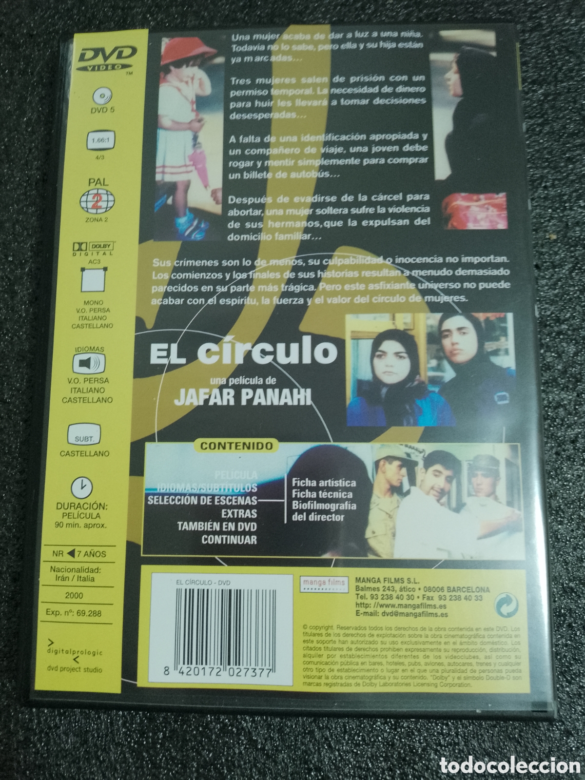 Cine: EL CIRCULO - DE JAFAR PANAHI - DVD - Foto 2