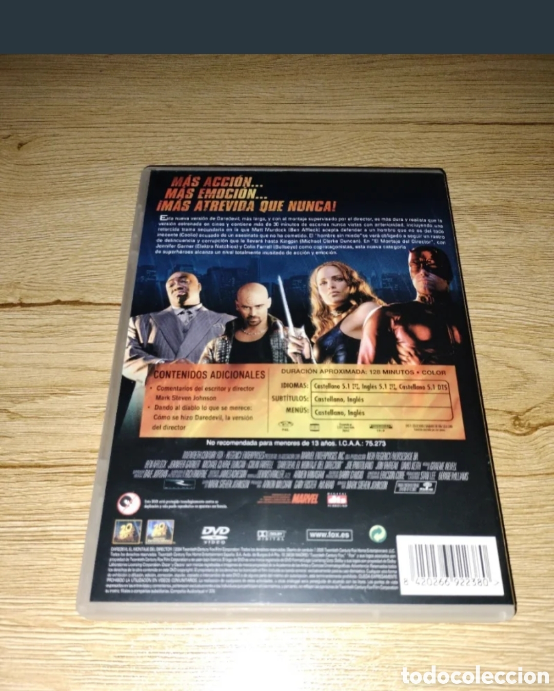 Cine: DVD Daredevil El Montaje Del Director con C&oacute;mic - Foto 2