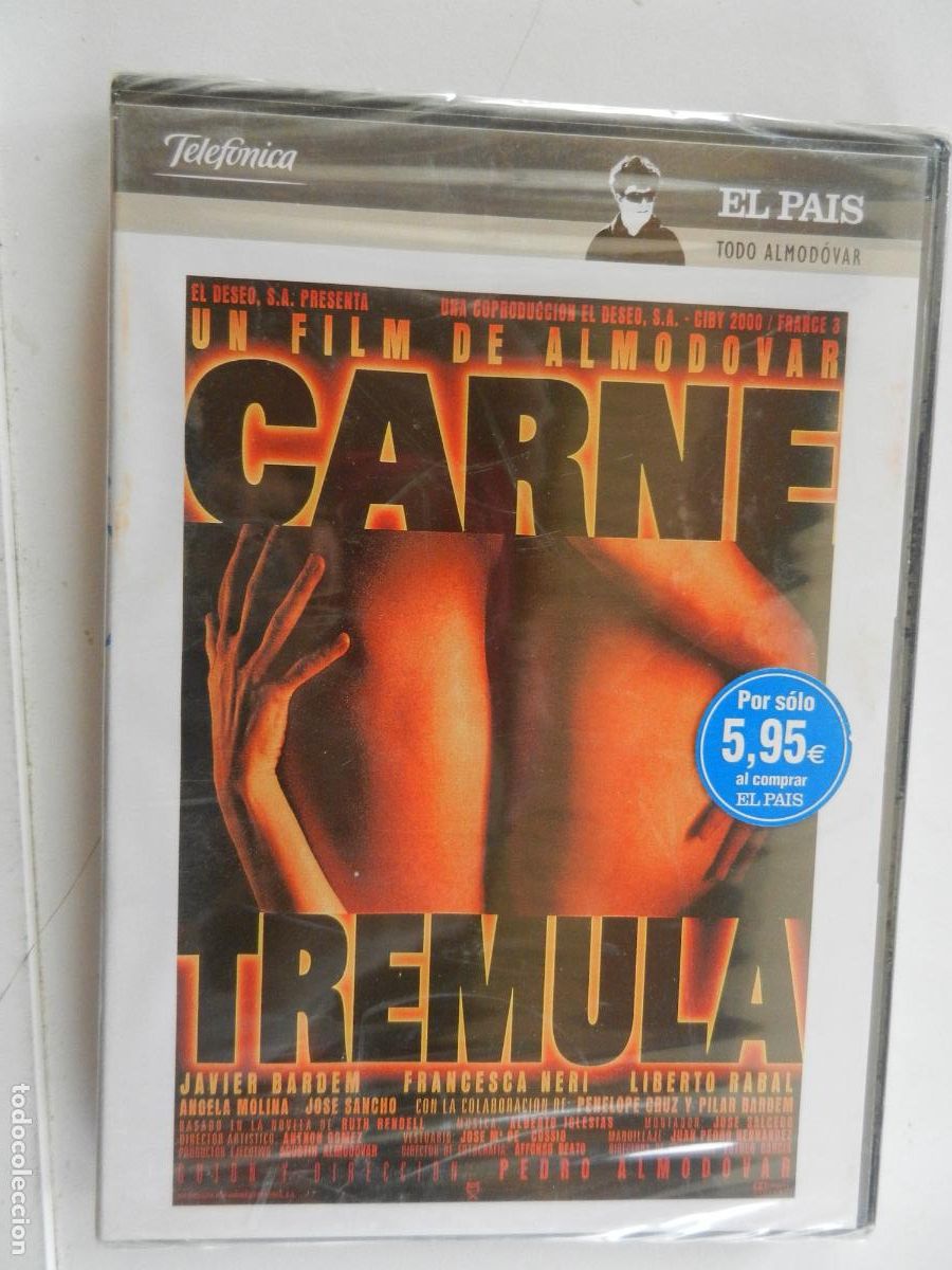 Cine: CARNE TR&Eacute;MULA . - ALMODOVAR - BARDEM - NERI - DVD PRECINTADO