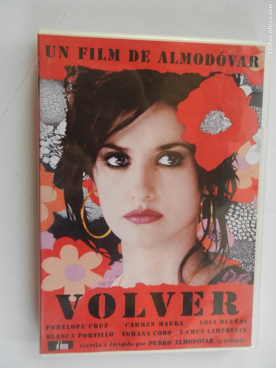 Cine: VOLVER - ALMODOVAR - PENELOPE CRUZ - CARMEN MAURA - LOLA DUELAS - DVD