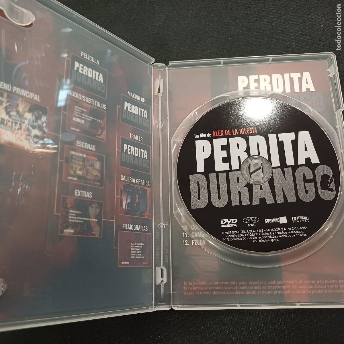 Cine: PERDITA DURANGO/DVD. - Foto 2