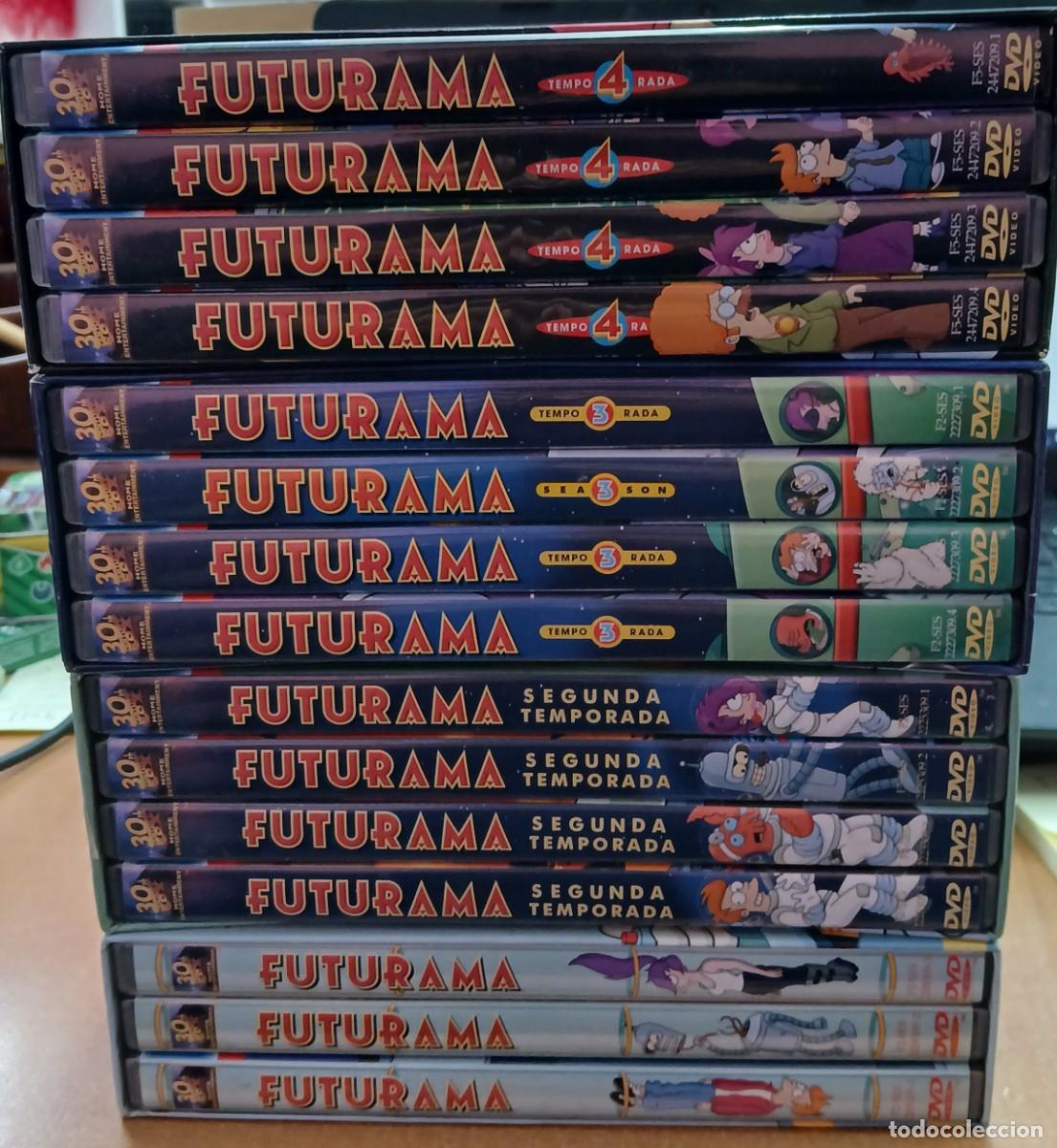 Cine: COLECCION DE 4 TEMPORADAS 1-4 FUTURAMA