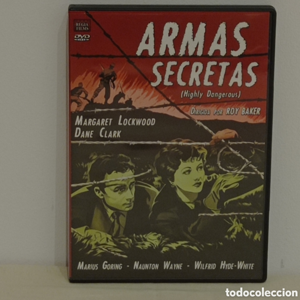 Cine: ARMAS SECRETAS, R.BAKER (1950): M.LOCKWOOD -COMO NUEVA-