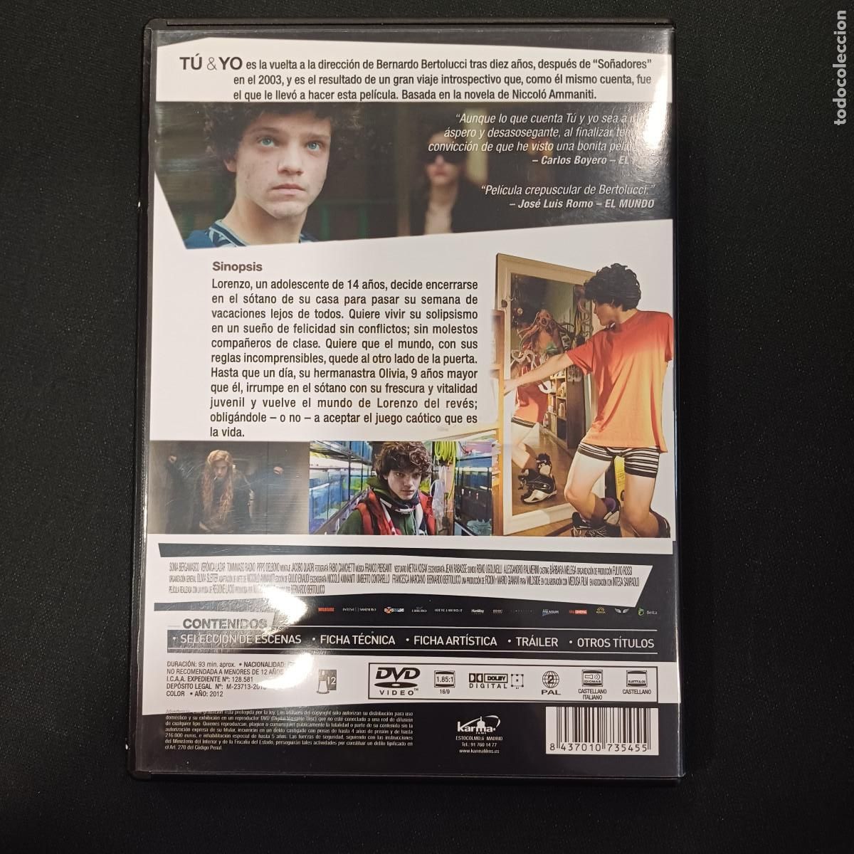 Cine: TU & YO/BERTOLUCCI/DVD. - Foto 3