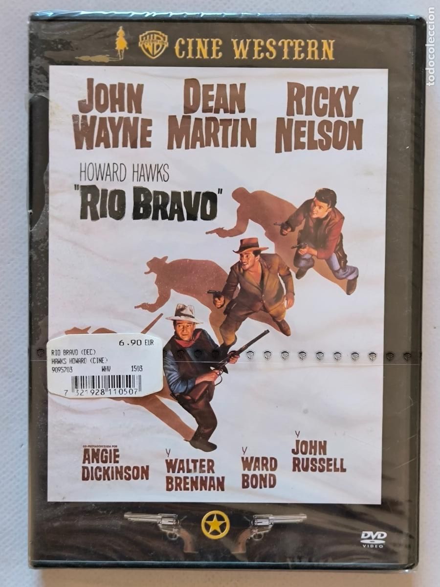 Cine: DVD RIO BRAVO - JOHN WAYNE - NUEVO, PRECINTADO (233)