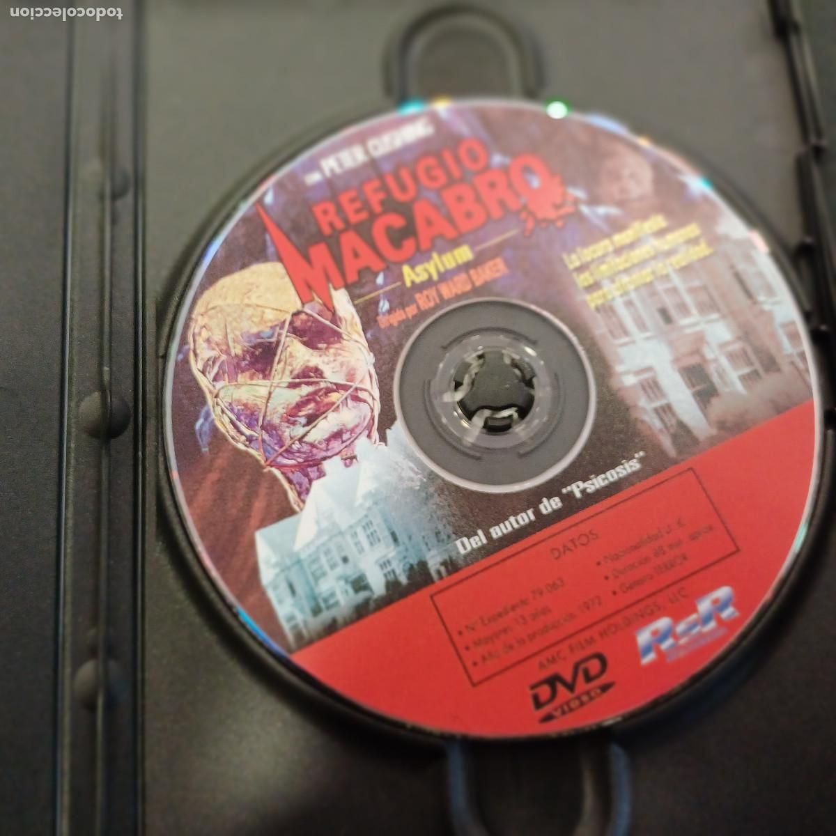 Cine: REFUGIO MACABRO/PETER CUSHING/DVD. - Foto 2