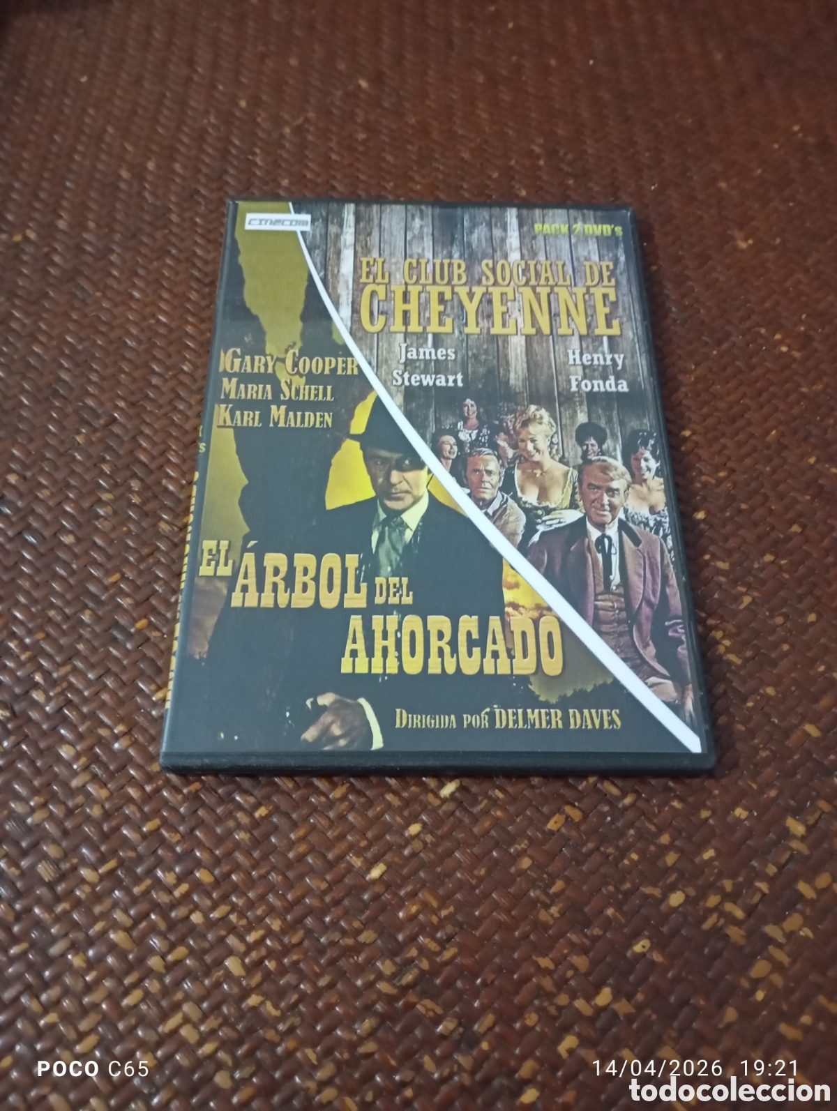 Cine: El club social de cheyenne y el &aacute;rbol del ahorcado 2 DVD como nuevo car&aacute;tula Slim algo recortada