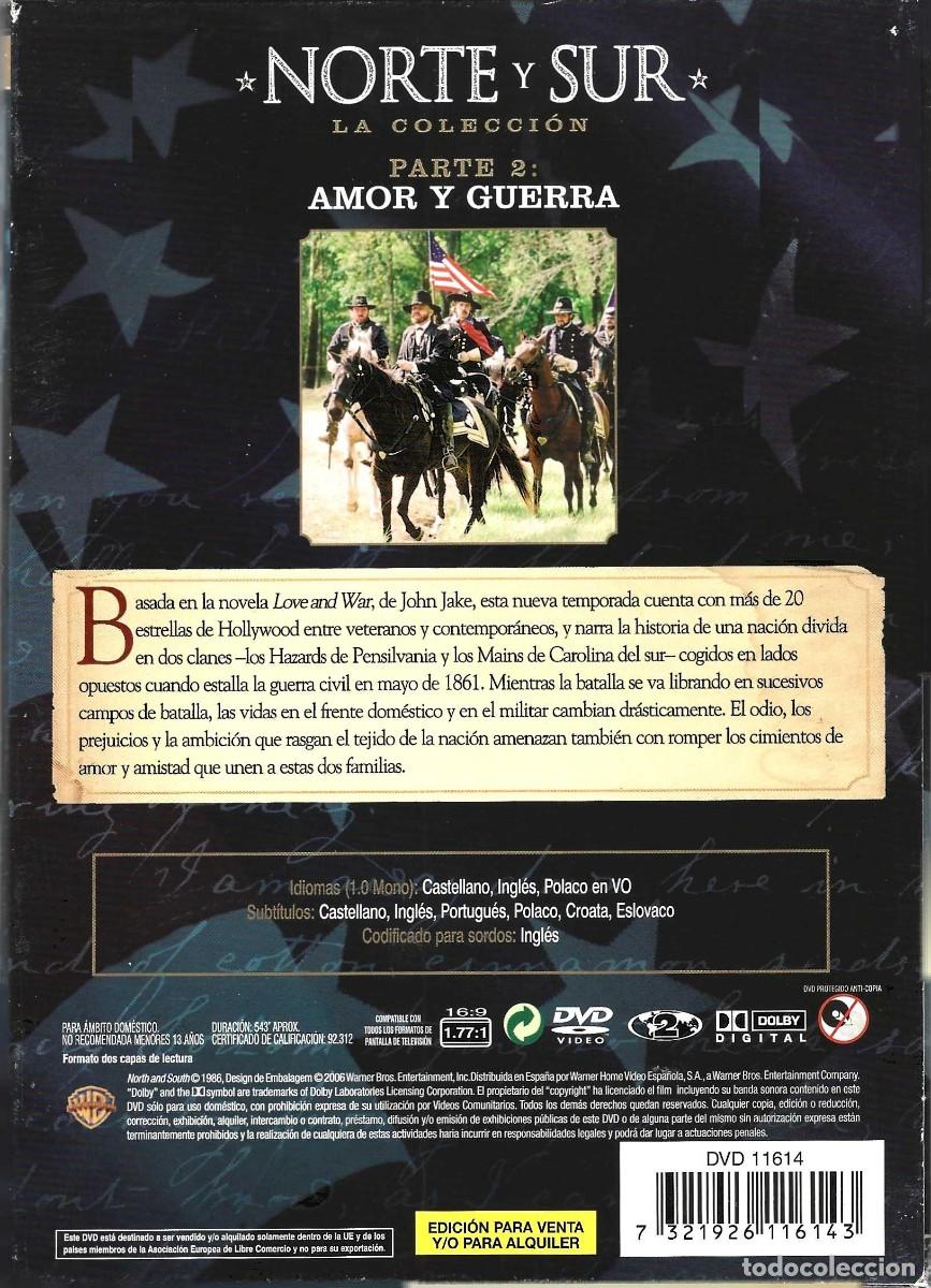 Cine: NORTE Y SUR PARTE 2 ( DVD)........ - Foto 3