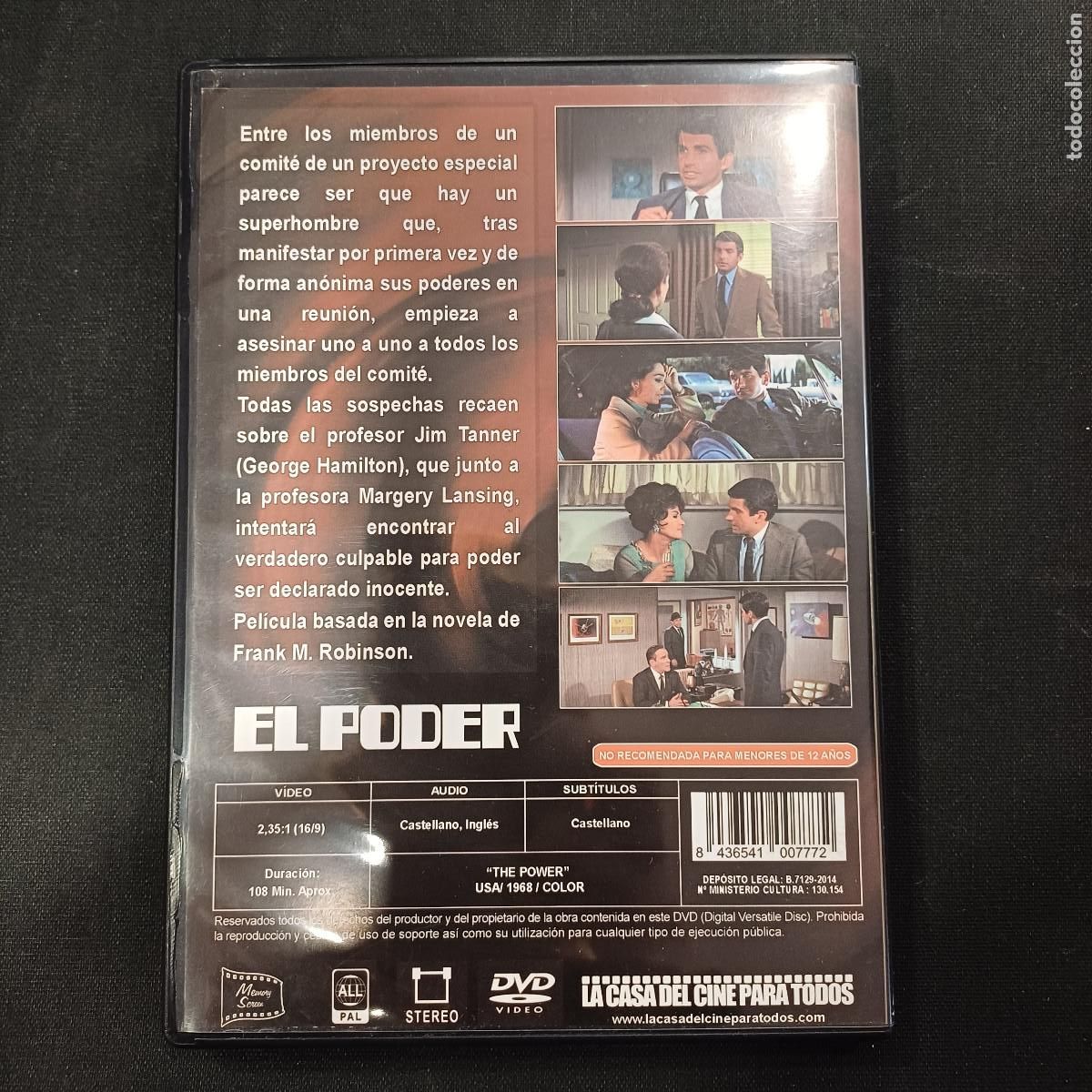 Cine: EL PODER/BYRON HASKIN/DVD. - Foto 3