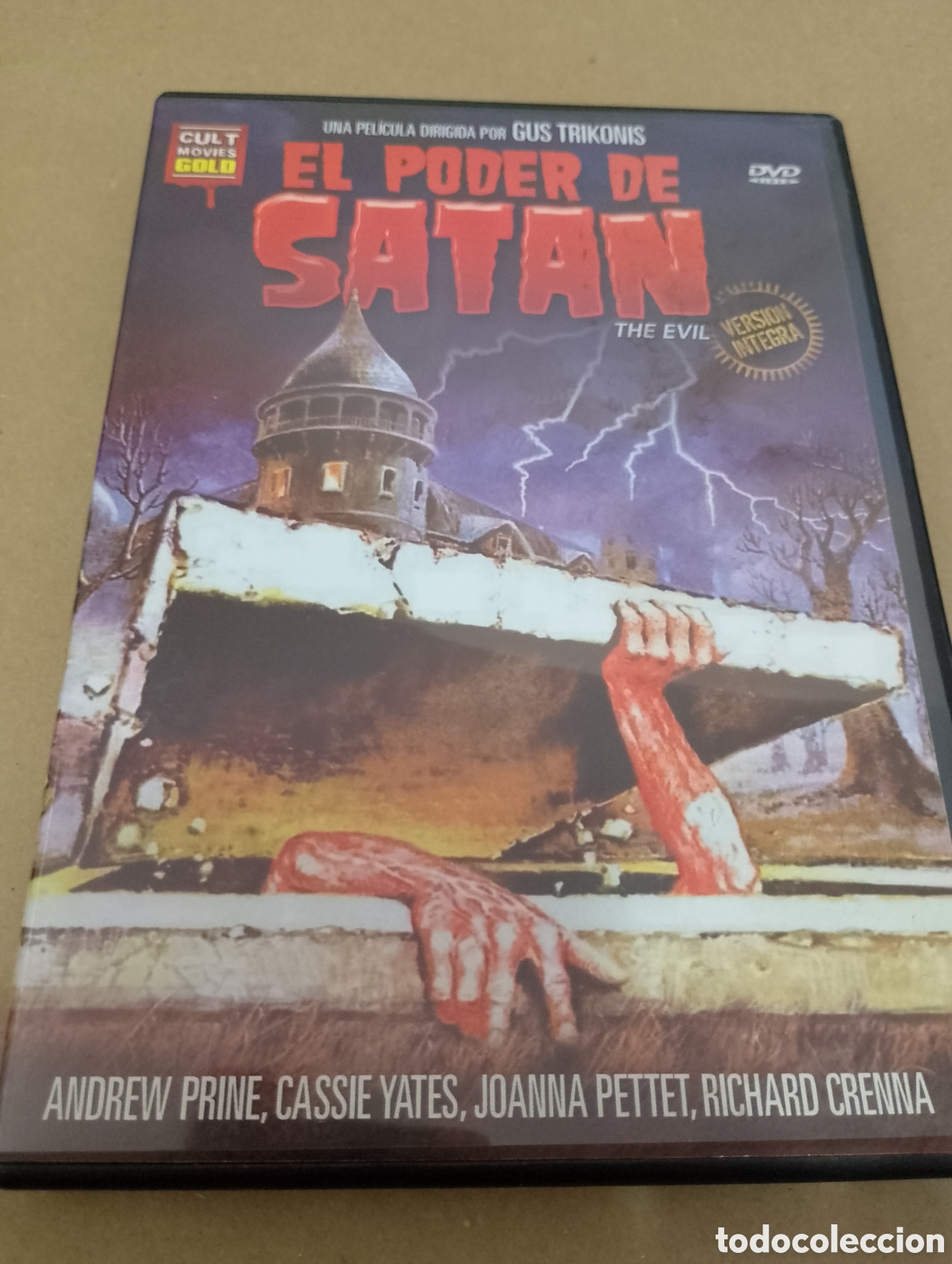 Cine: Dvd. El poder de Sat&aacute;n. Versi&oacute;n &Iacute;ntegra. Gus Triokis. Terror. Colecci&oacute;n Cult Movies.