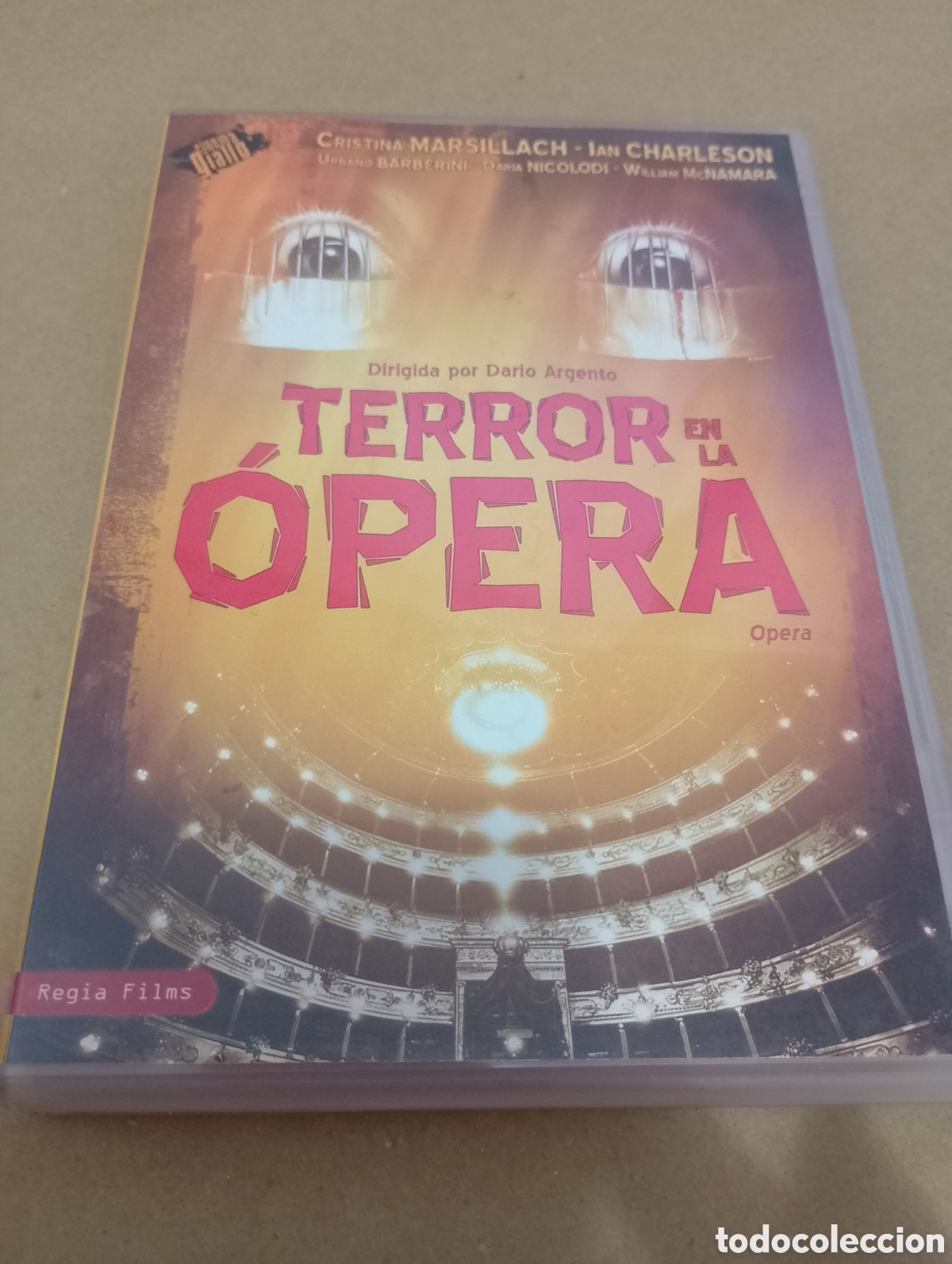 Cinema: Dvd. Terror en la &oacute;pera. Dario Argento. Giallo descatalogad&iacute;simo. &Uacute;nico en Todocolecci&oacute;n.